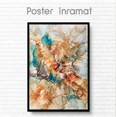 Poster - Batalia de culori, 30 x 45 см, Panza pe cadru