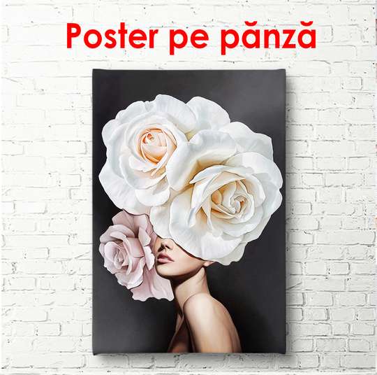 Poster - Thoughts on roses, 60 x 90 см, Framed poster, Glamour