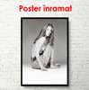 Poster - Tânăra Kate Moss, 60 x 90 см, Poster înrămat