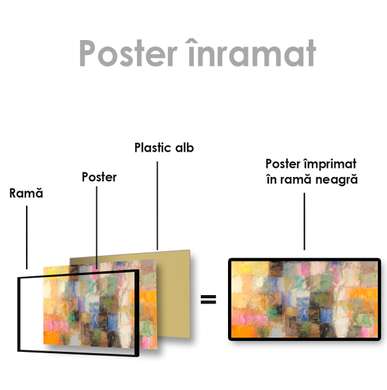 Poster - Culorile, 60 x 30 см, Panza pe cadru