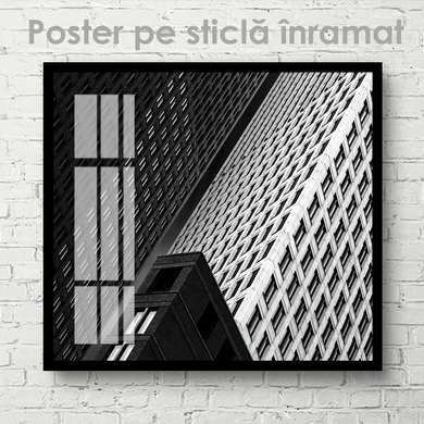 Poster - Arhitectura clădirii, 40 x 40 см, Panza pe cadru