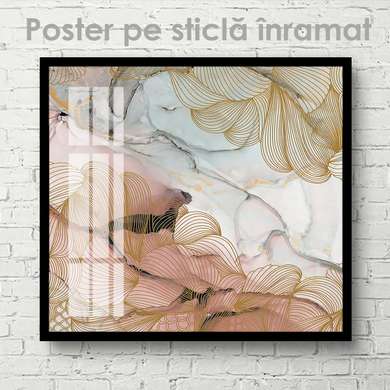 Poster - Abstract pattern, 40 x 40 см, Canvas on frame