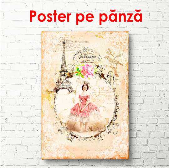 Poster - Pink Provence, 60 x 90 см, Framed poster, Provence