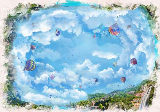 Fototapet - Cerul și baloane