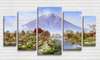 Модульная картина, Пейзаж с вулканом, 108 х 60