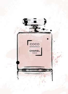 Постер - Coco Chanel -Mademoiselle, 30 x 45 см, Холст на подрамнике