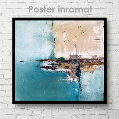 Poster - Abstract colors, 40 x 40 см, Canvas on frame