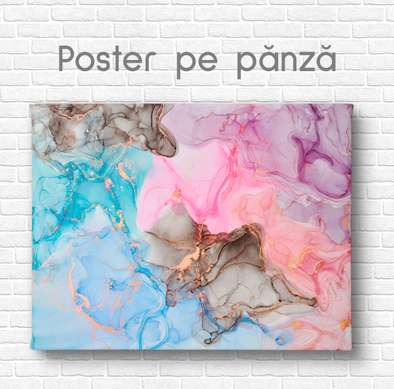 Poster - Vopsele multicolore, 45 x 30 см, Panza pe cadru