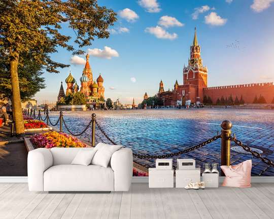 Wall Mural - Beautiful evening in Moscow