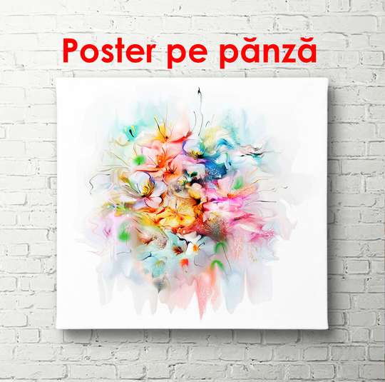 Poster - Flower Arrangement, 100 x 100 см, Framed poster, Minimalism