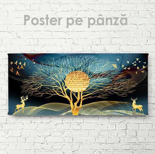 Poster - Glamorous scenery, 60 x 30 см, Canvas on frame, Glamour