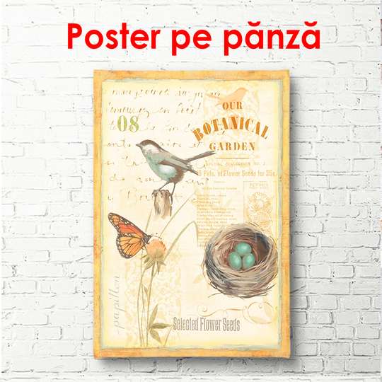 Постер - Нежная фантазия, 60 x 90 см, Постер в раме, Прованс