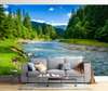 Wall Mural - River in green forest