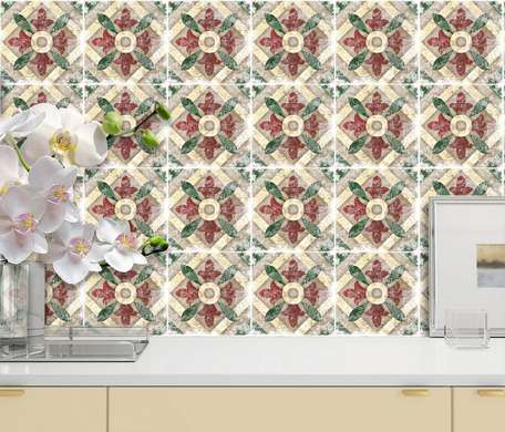 Italian ceramic tiles with Moroccan pattern