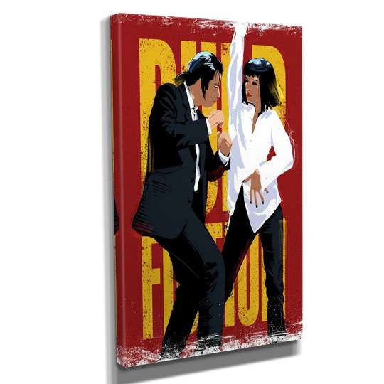 Poster - Pulp Fiction, 30 x 45 см, Panza pe cadru, Pictura