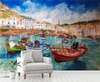 Wall Mural - Boats on the coast of the city