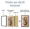 Poster - Egyptian drawing, 30 x 60 см, Canvas on frame