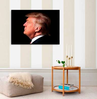 Poster - Donald Trump, 45 x 30 см, Canvas on frame