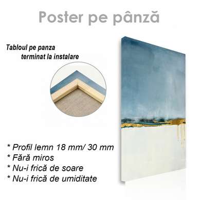 Poster - Minimalism delicat, 30 x 60 см, Panza pe cadru