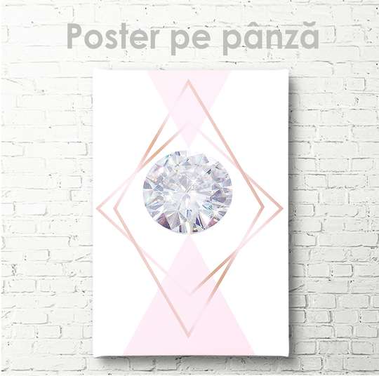 Poster, Cristal, 30 x 45 см, Panza pe cadru