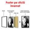 Poster - Vedere de sus a fotografiei lui Kate Moss, 60 x 90 см, Poster înrămat