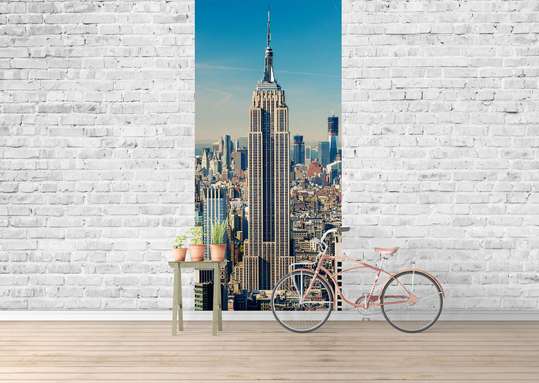 Wall Mural - Skyscrapers on the background of the city