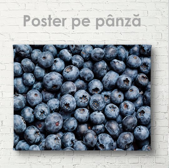 Постер, Голубика, 45 x 30 см, Холст на подрамнике