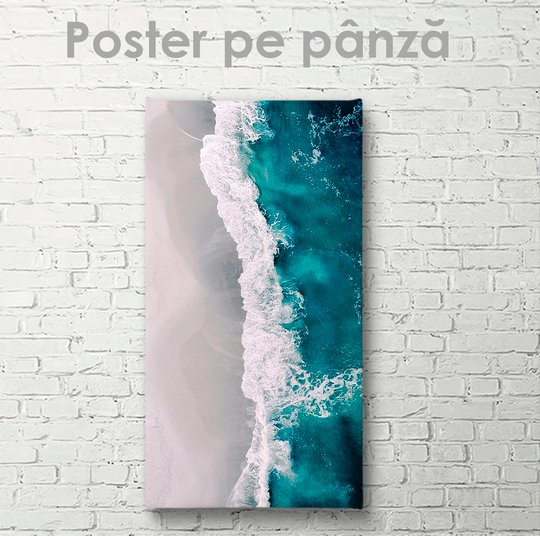 Poster, Valul mării, 30 x 60 см, Panza pe cadru