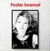 Poster - Vedere de sus a fotografiei lui Kate Moss, 60 x 90 см, Poster înrămat