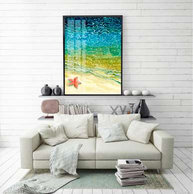 Poster - Starfish, 30 x 45 см, Canvas on frame