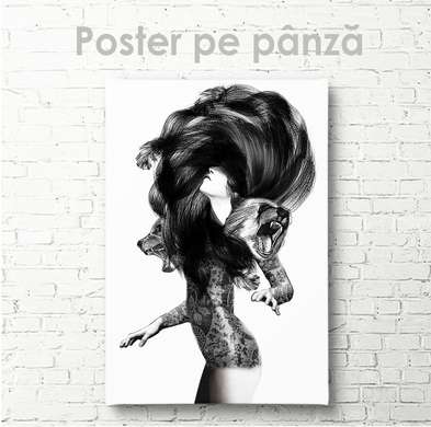 Poster - Urșii, 30 x 45 см, Panza pe cadru