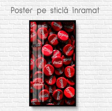 Poster - Coca cola, 30 x 60 см, Panza pe cadru