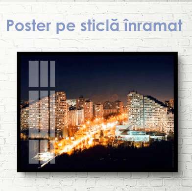 Постер - Ворота города, 60 x 30 см, Холст на подрамнике