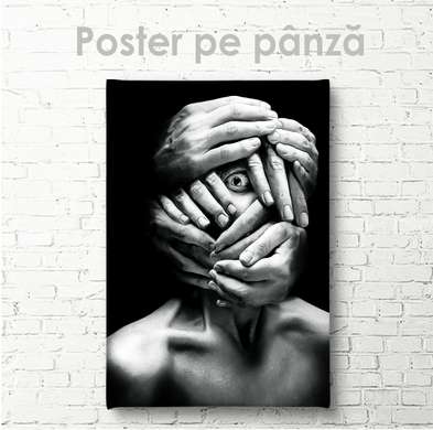 Poster - Privirea, 30 x 45 см, Panza pe cadru
