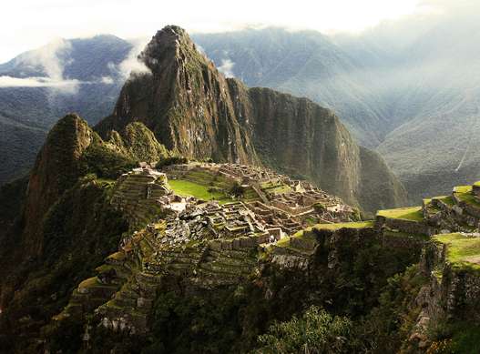 Wall Mural - Lost city in Machu Picchu