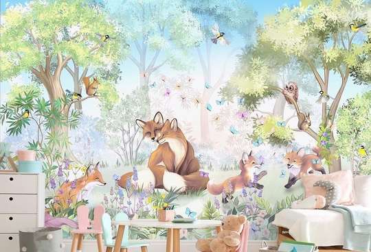 Nursery Wall Mural - Lovely chanterelles in the forest