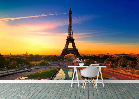 Fototapet - Turnul Eiffel în culori vii