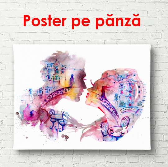 Poster - Romance, 90 x 60 см, Framed poster, Minimalism