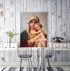 Poster - Images of the Virgin Mary with her son Jesus, 60 x 90 см, Framed poster