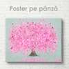 Poster - Tree with pink flowers, 45 x 30 см, Canvas on frame