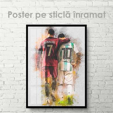 Poster - Number 7 and 11, 30 x 45 см, Canvas on frame