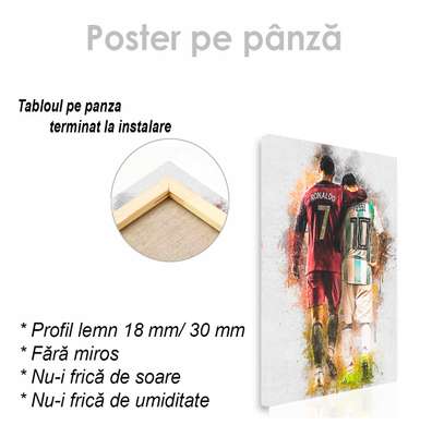 Poster - Number 7 and 11, 30 x 45 см, Canvas on frame