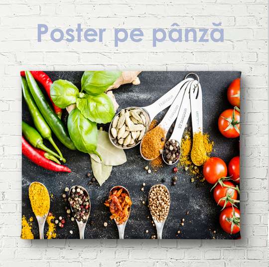 , 90 x 60 см, Framed poster on glass, Food and Drinks