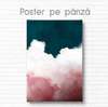 Постер - Розовое небо, 30 x 45 см, Холст на подрамнике, Природа