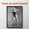 Poster - Kate Moss în costum de iepuraș, 60 x 90 см, Poster înrămat