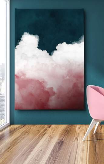 Poster - Cerul roz, 30 x 45 см, Panza pe cadru, Natură