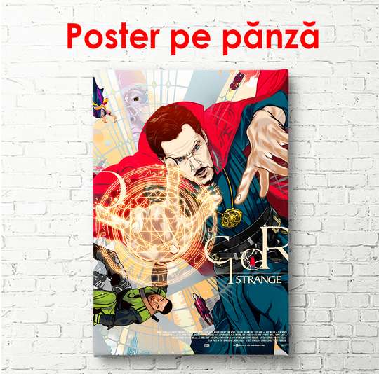 Poster - Doctor Strange, 30 x 45 см, Canvas on frame, For Kids