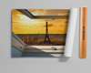 Stickere pentru pereți - Fereastra 3D cu vedere la Paris, 130 х 85