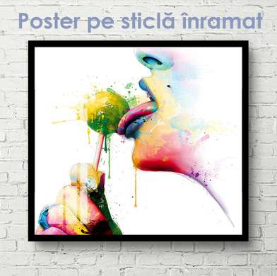Постер - Абстрактное изображение, 40 x 40 см, Холст на подрамнике