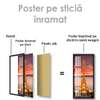 Poster - Eiffe Tower at sunset, 30 x 60 см, Canvas on frame